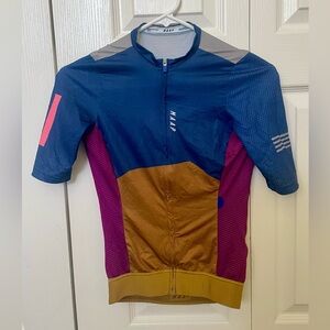 MAAP Multi-Color Cycling Jersey - Blue, Purple, Mustard